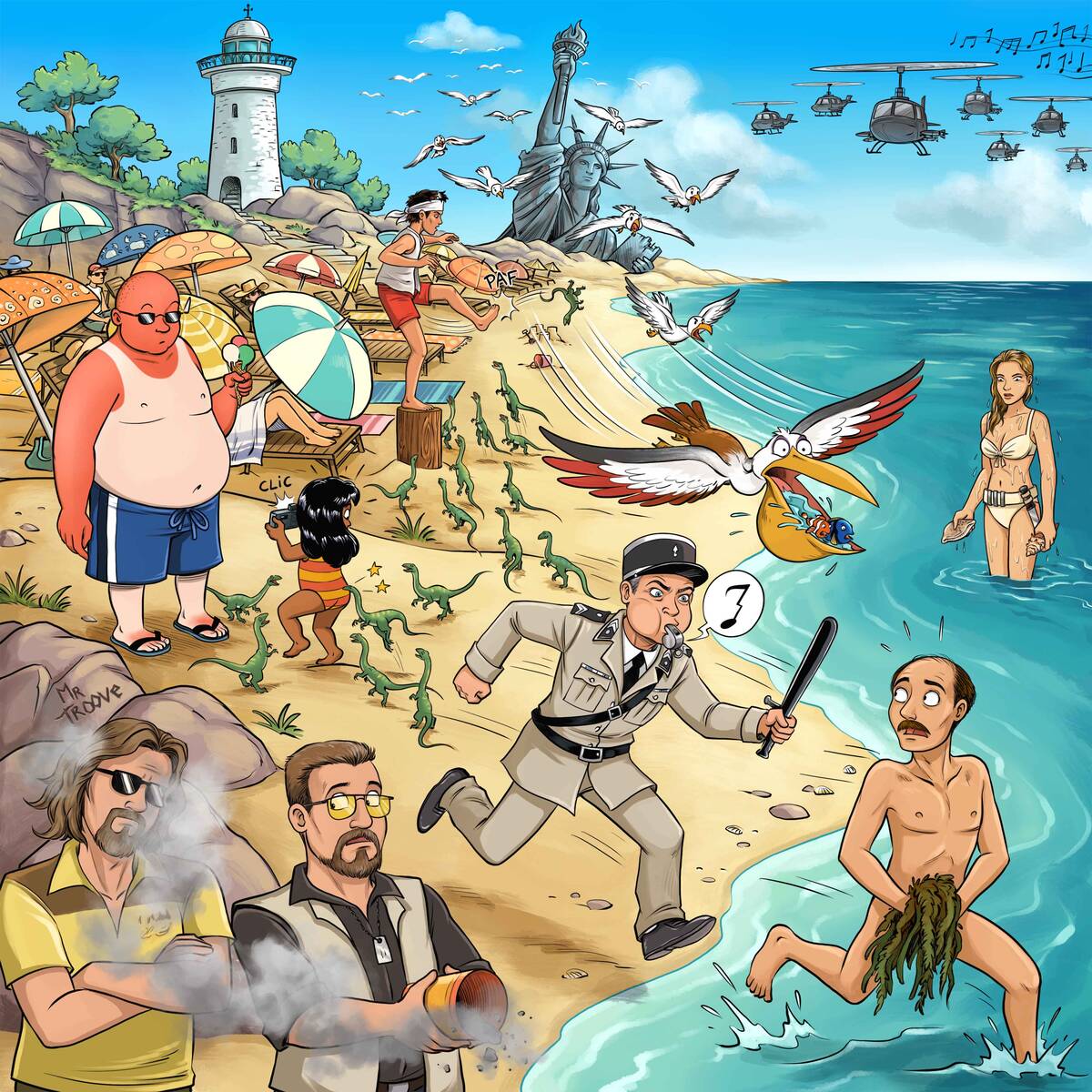 Quiz 10 films à trouver Plage , avec Lilo et Stitch, James Bond 007 contre Dr. No, Apocalypse Now.