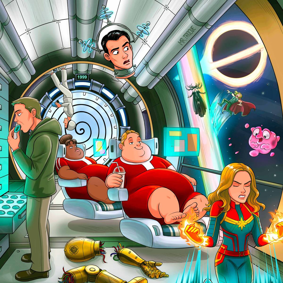 Quiz 10 films à trouver Vaisseau , avec Thor : Ragnarok, Star Wars, épisode V : L’Empire contre-attaque, La Planète au trésor.