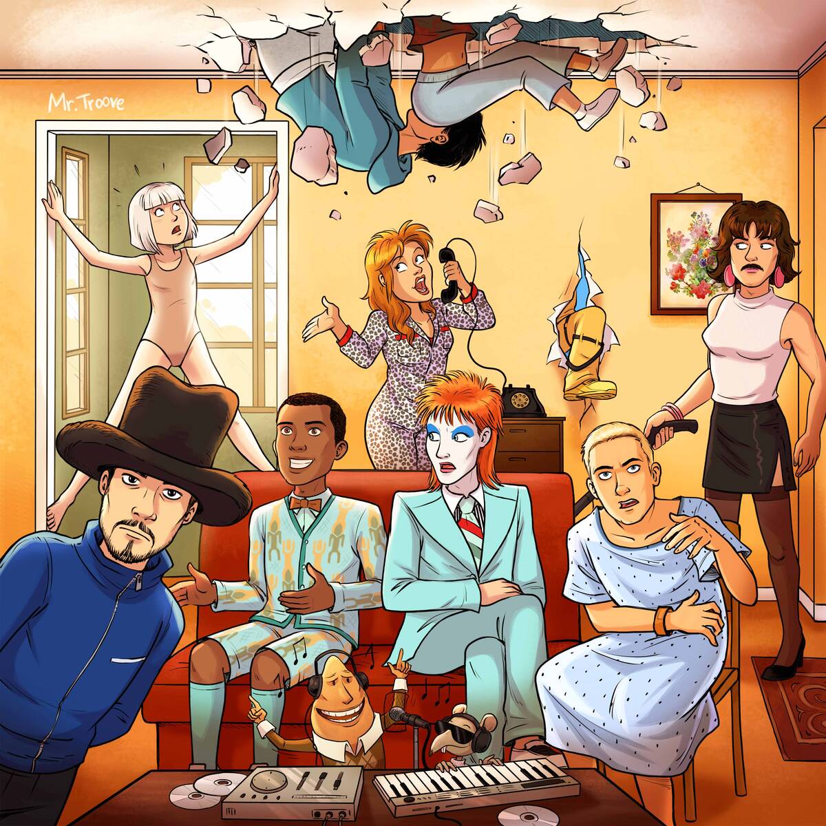 Quiz 10 clips à trouver Salon , avec Chandelier, I Want To Break Free, Starlight.