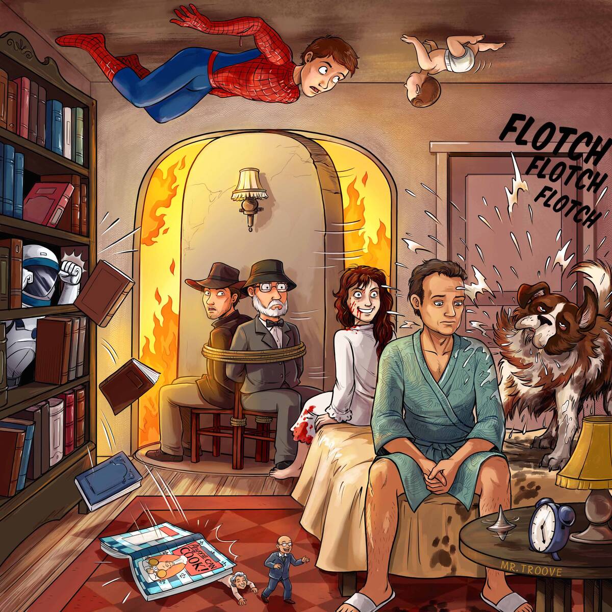 Quiz 10 films à trouver Chambre , avec Beethoven, Indiana Jones et la dernière croisade, Interstellar.