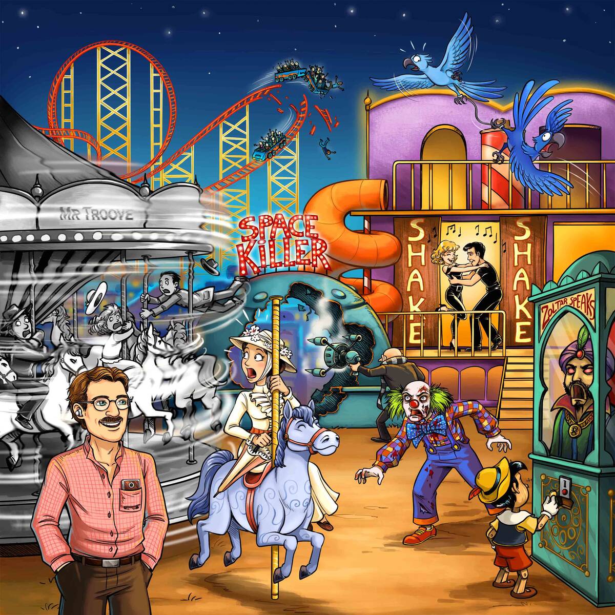 Quiz 10 movies to find Funfair , avec Final Destination 3, Grease, Mary Poppins.