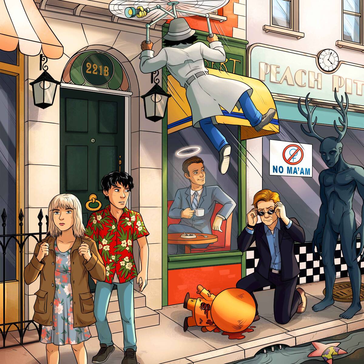 Quiz 10 séries TV à trouver Trottoir , avec South Park, The End of the F***ing World, Les Experts : Miami.